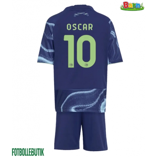 Ajax Oscar Gloukh #10 Bortaställ Barn 2025-26 Kortärmad (+ Korta byxor)